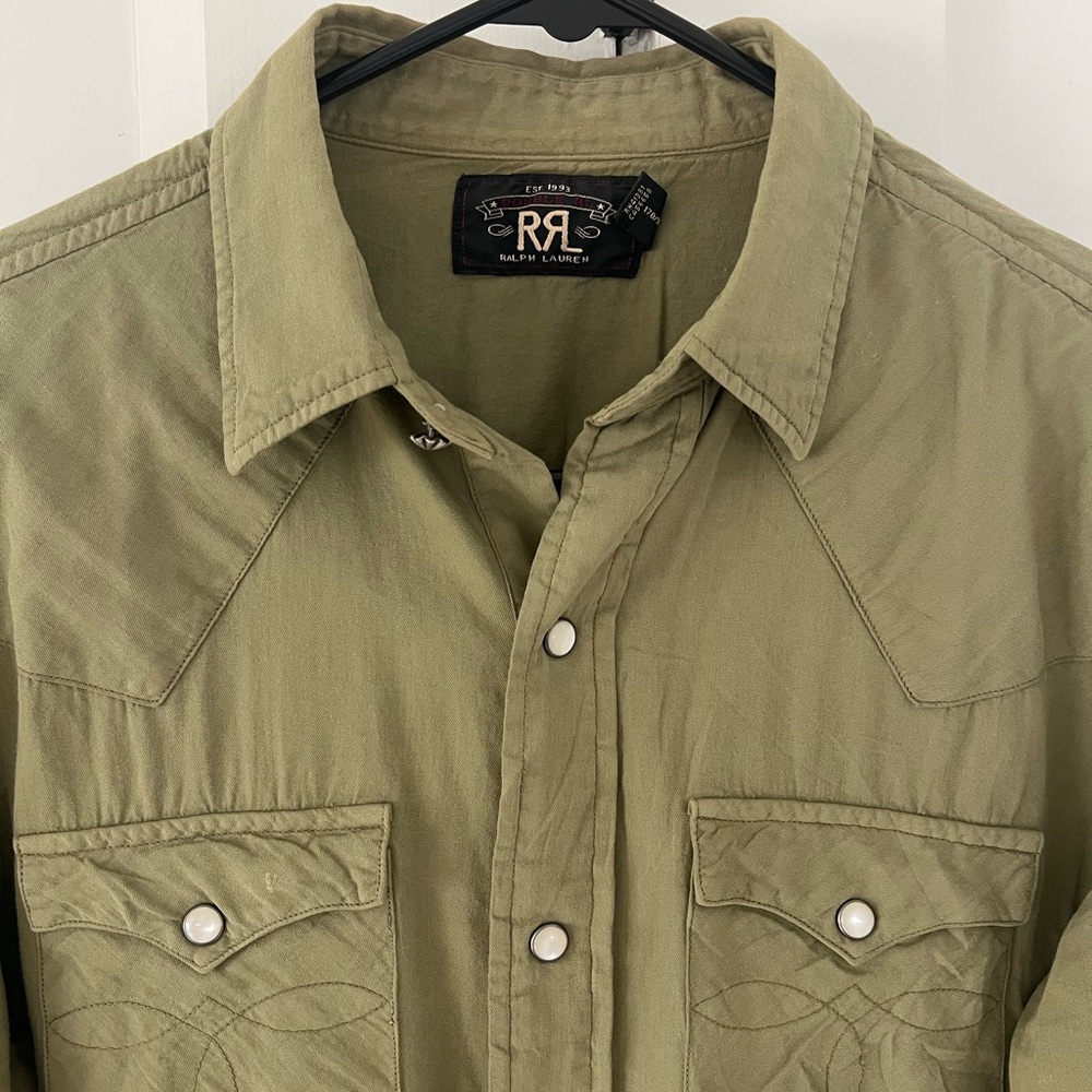 Ralph Lauren Double RL Khaki Men's Shirt Jacket
